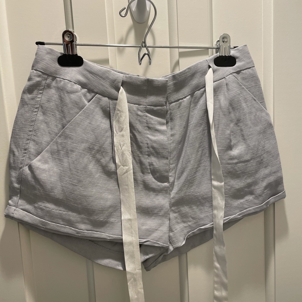Baby blue flowy shorts